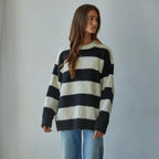 Texture Stripe Pullover