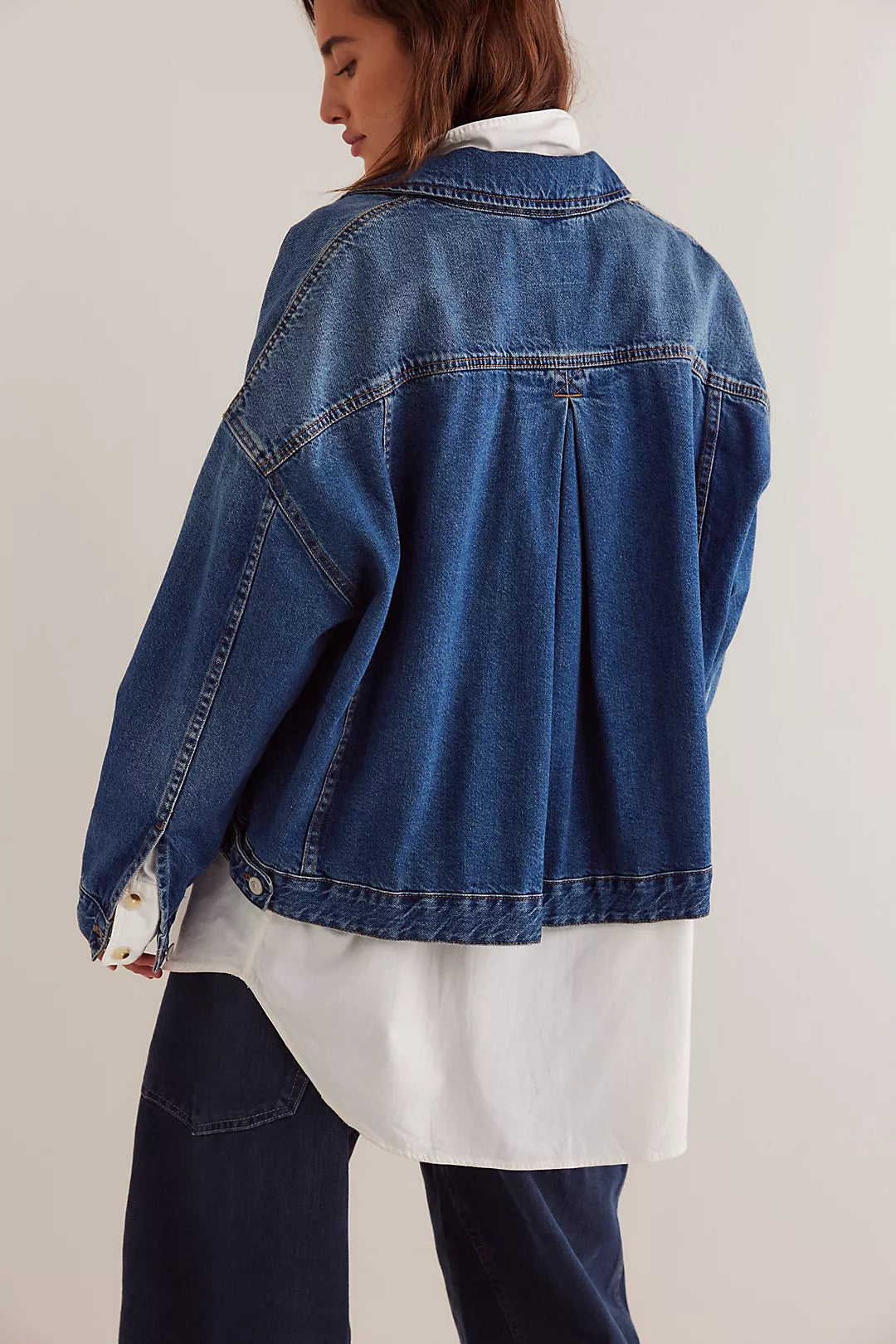 Free People Opal Swing Denim Jacket