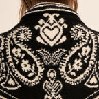 Paisley Bandana Knit Triangle Scarf