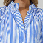 Shera Striped Patma Mock Neck