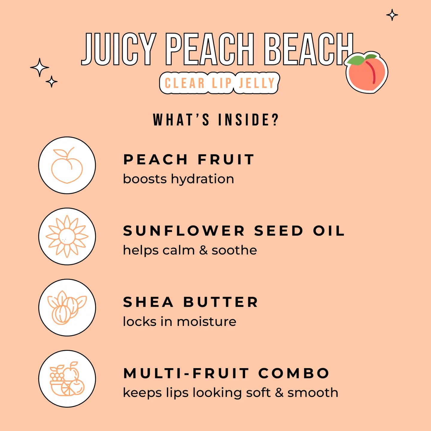 Peach Beach Lip Jelly