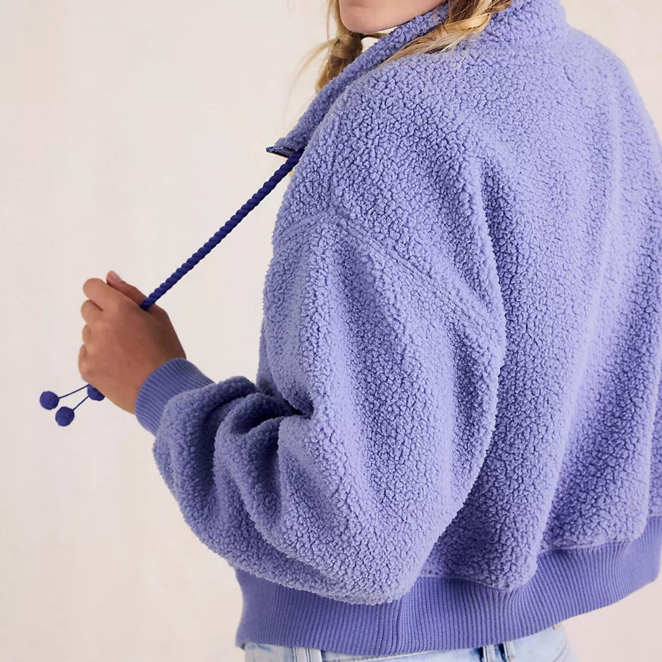 Free People Alpine Sherpa Cardi