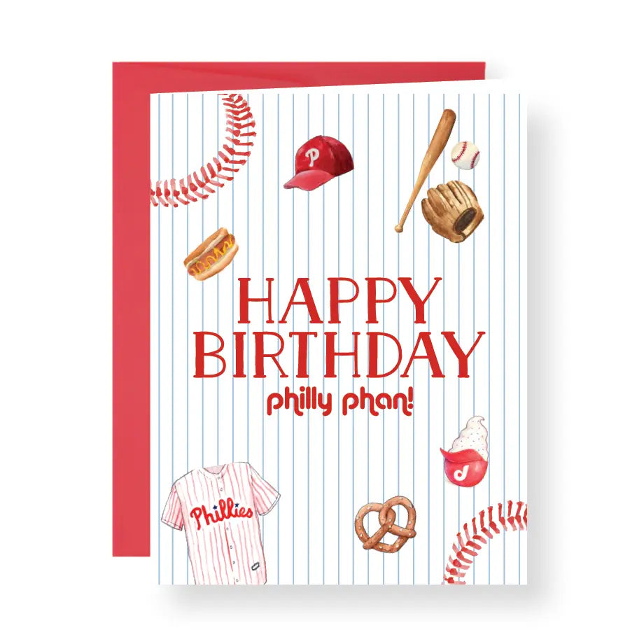 Philadelphia Philly Phan Birthday Greeting Card Main image