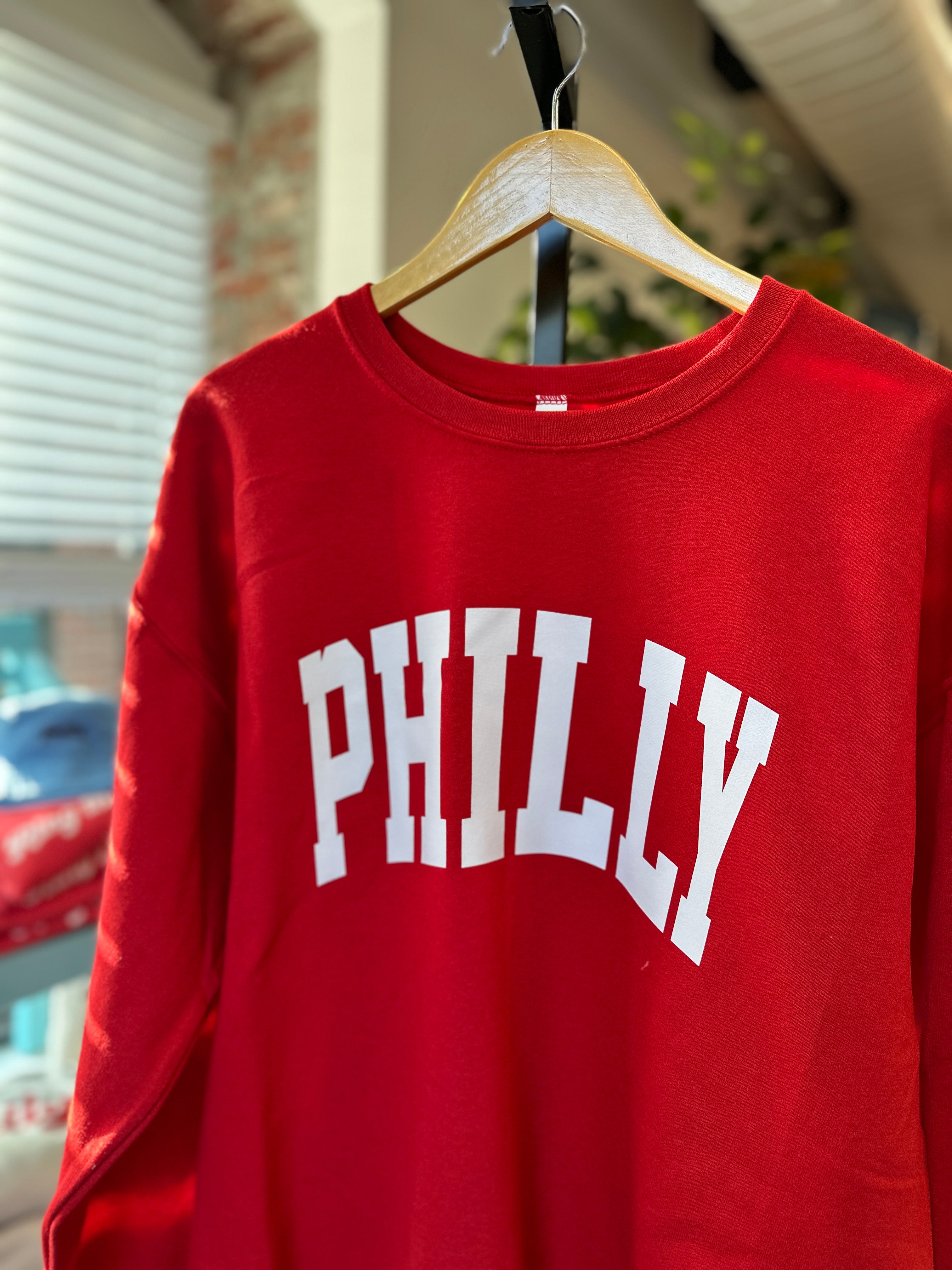 Philly Block Letter Crewneck