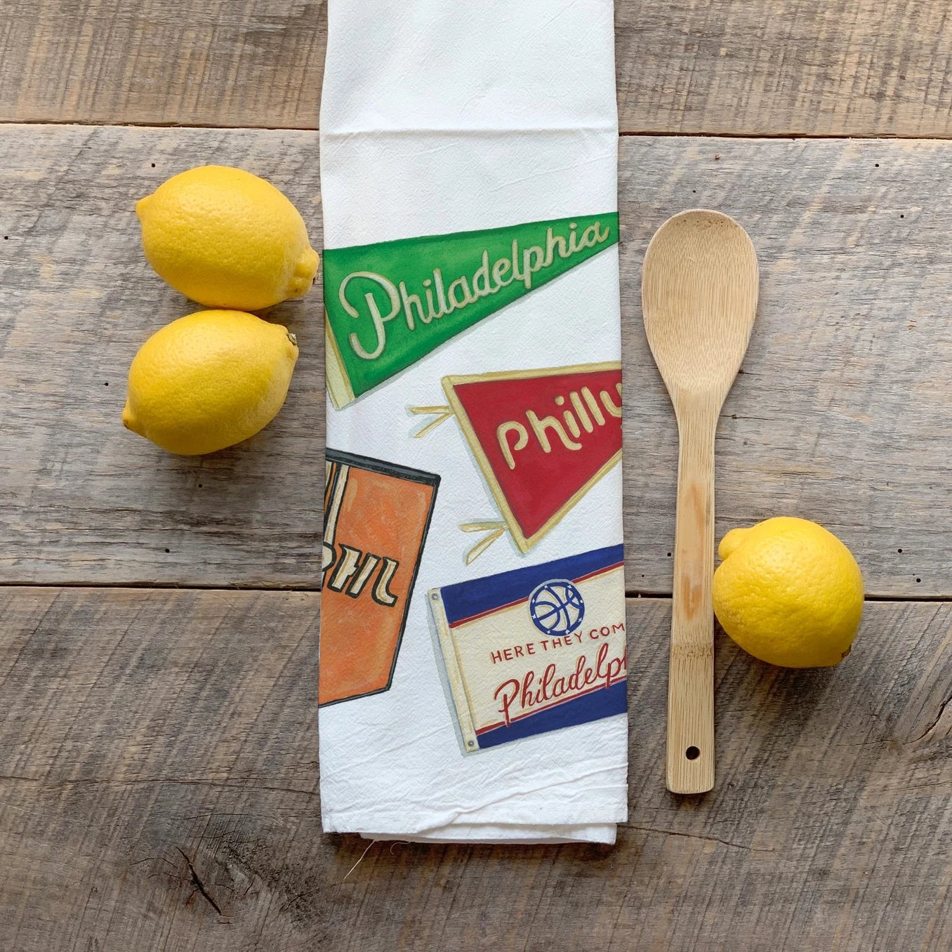 Meadowbrook Lane Philly Themed Flour Sack Towel