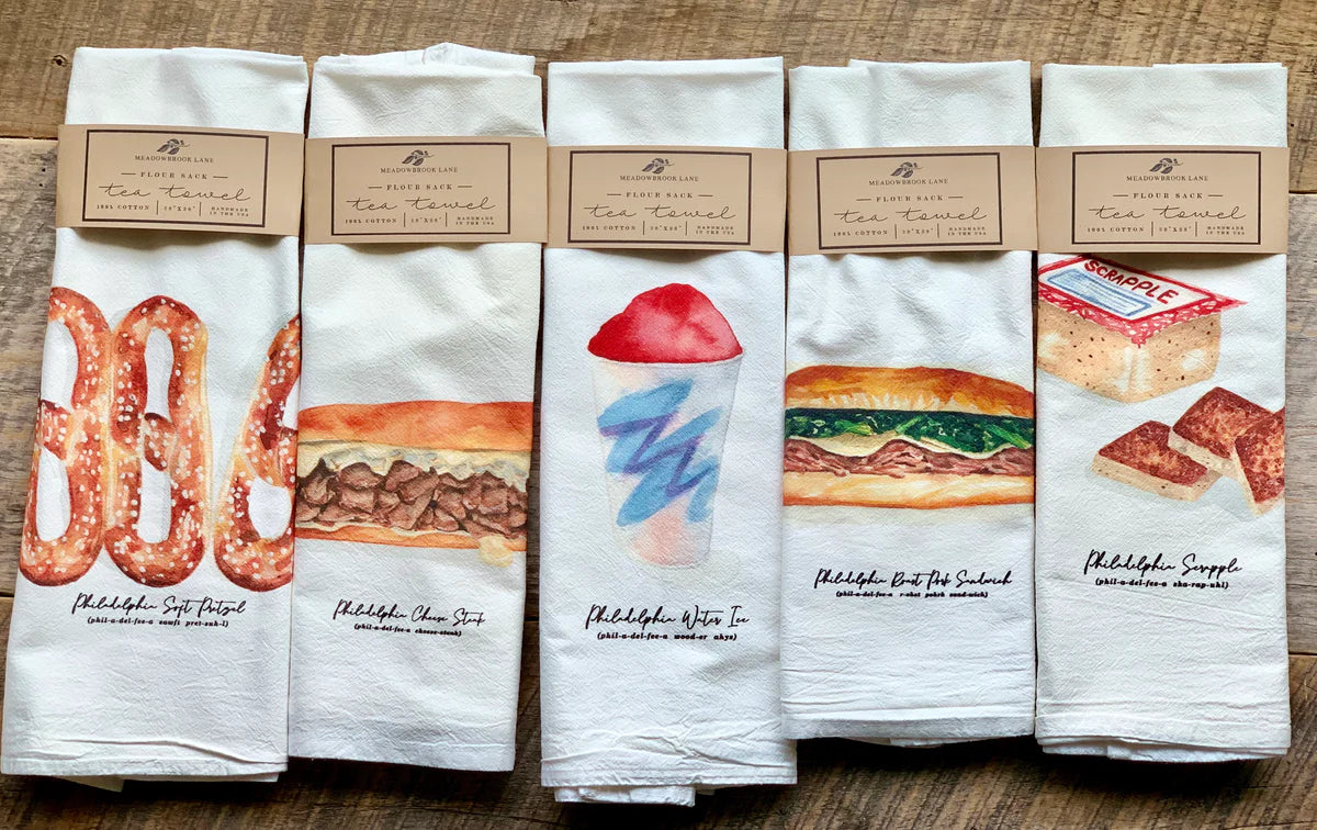 Meadowbrook Lane Philly Themed Tea Towels