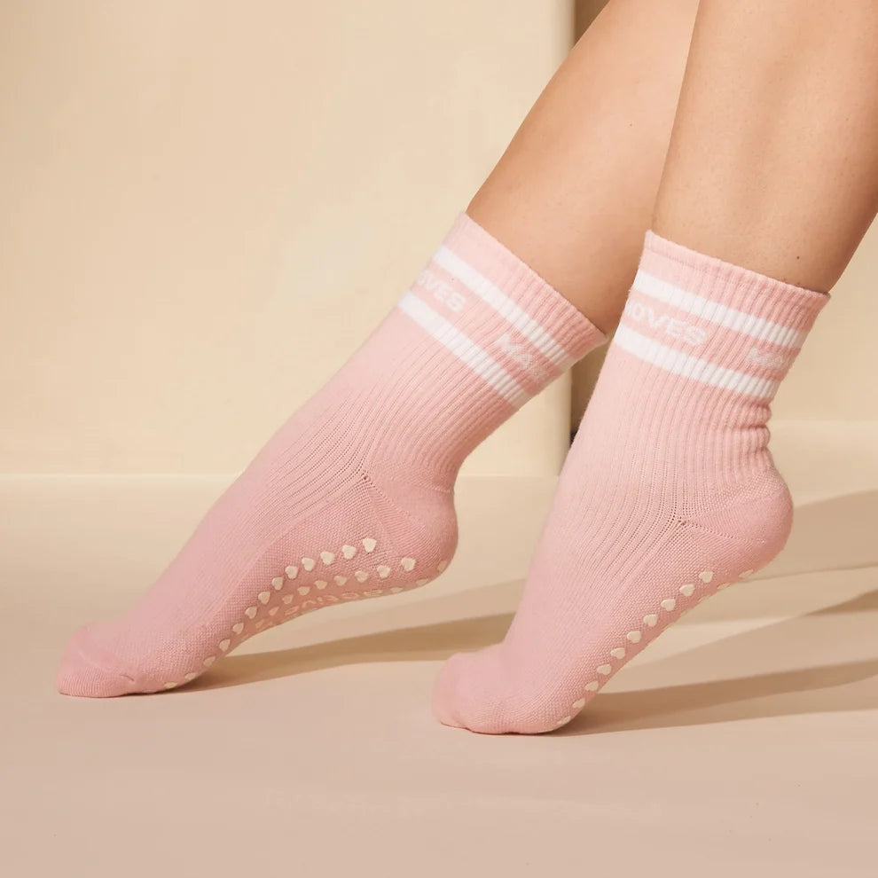 Aprés Beauty Pilates Grip Socks