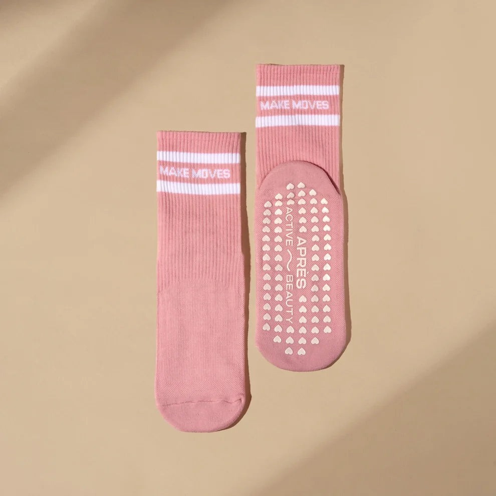 Aprés Beauty Pilates Grip Socks