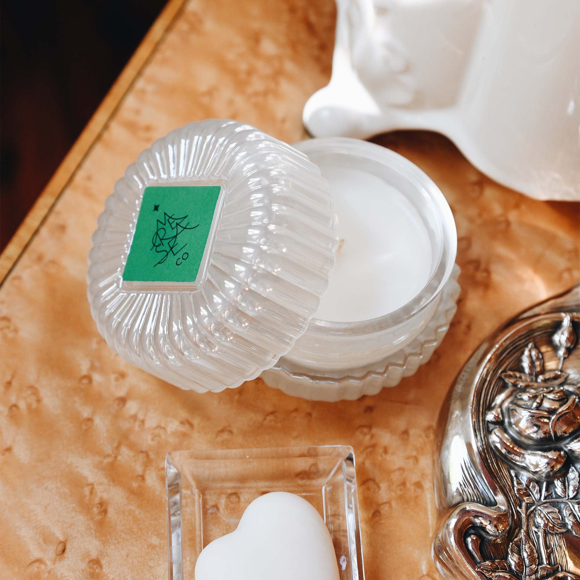 Mersea Sea Pines Bauble Glass Candle