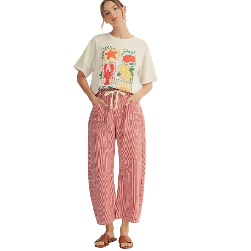 Sunset Pinstripe Pant