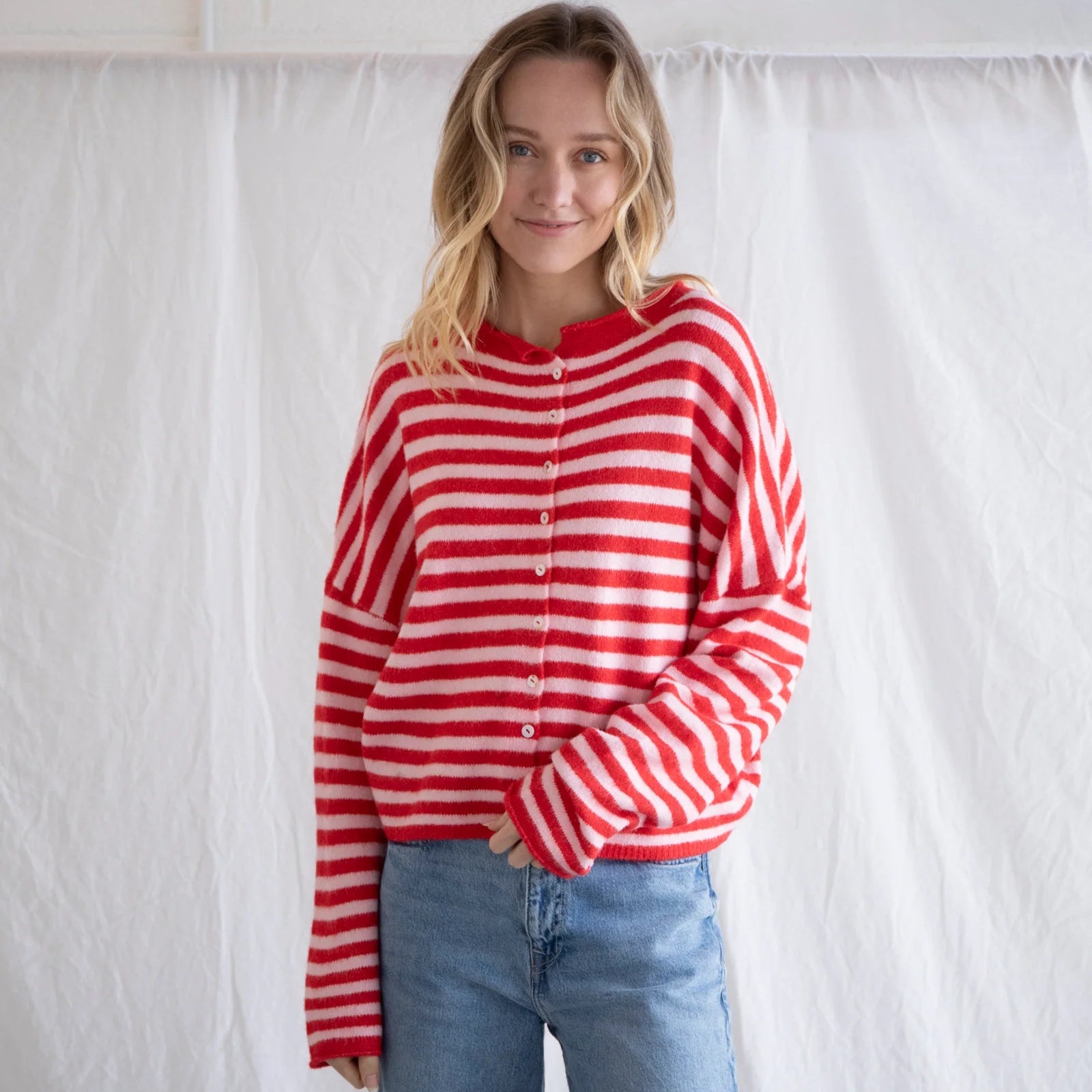Piper Striped Cardigan