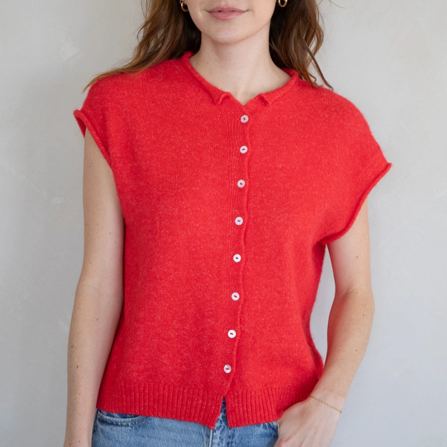 Piper Sweater Vest Cardigan