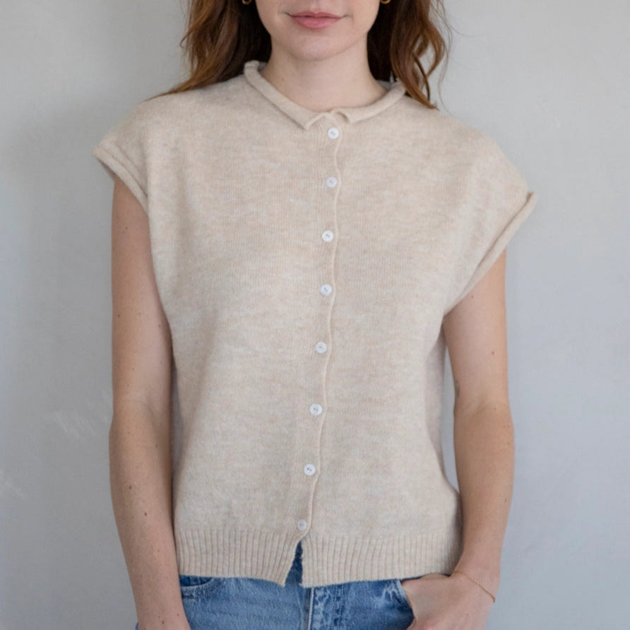 Piper Sweater Vest Cardigan