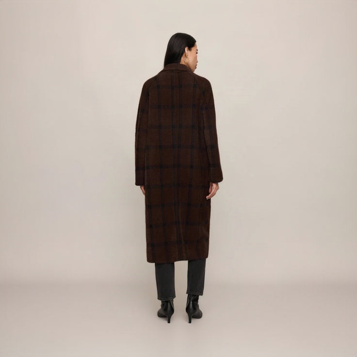 Z Supply Crosby Plaid Cocoon Coat