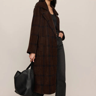 Z Supply Crosby Plaid Cocoon Coat