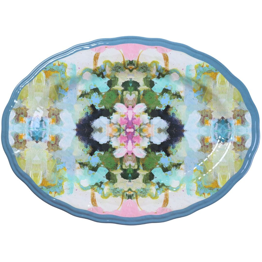 Nantucket Bloom Melamine Platter