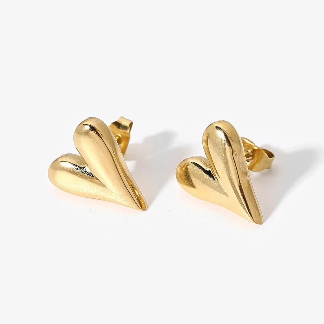 Raising Surfers Pretty Heart Studs