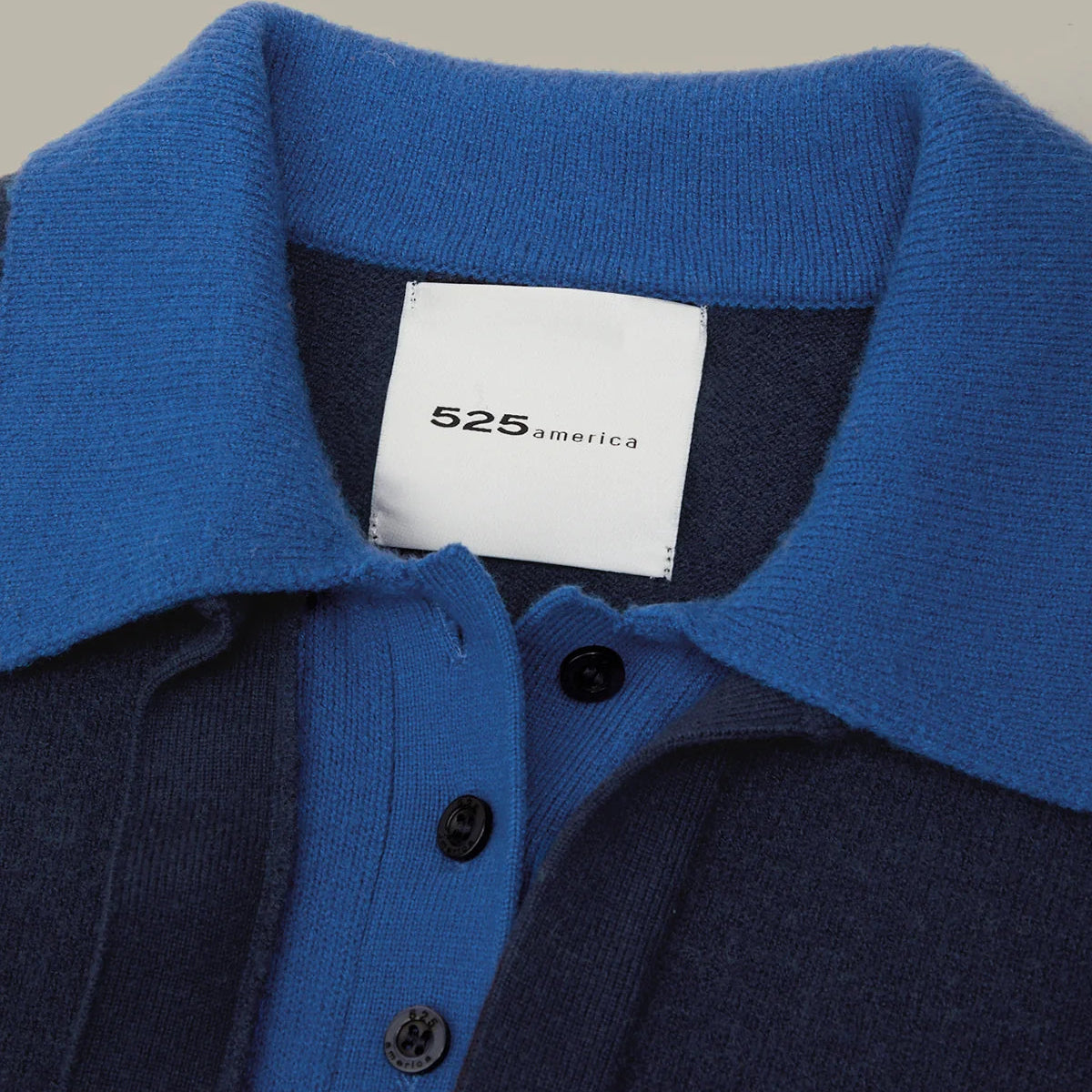 Priscilla Faux Double Layer Polo Cardigan