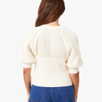 Puff Raglan Sleeve Sweater