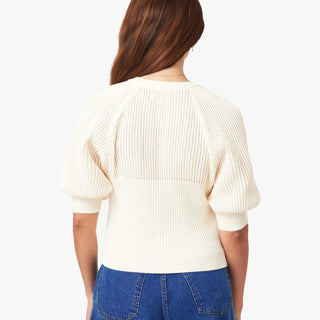 Puff Raglan Sleeve Sweater
