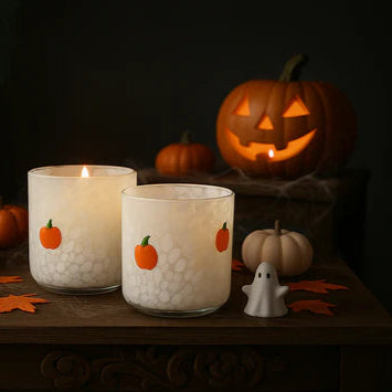 Pumpkin Patch 12 oz Glass Icon Candle