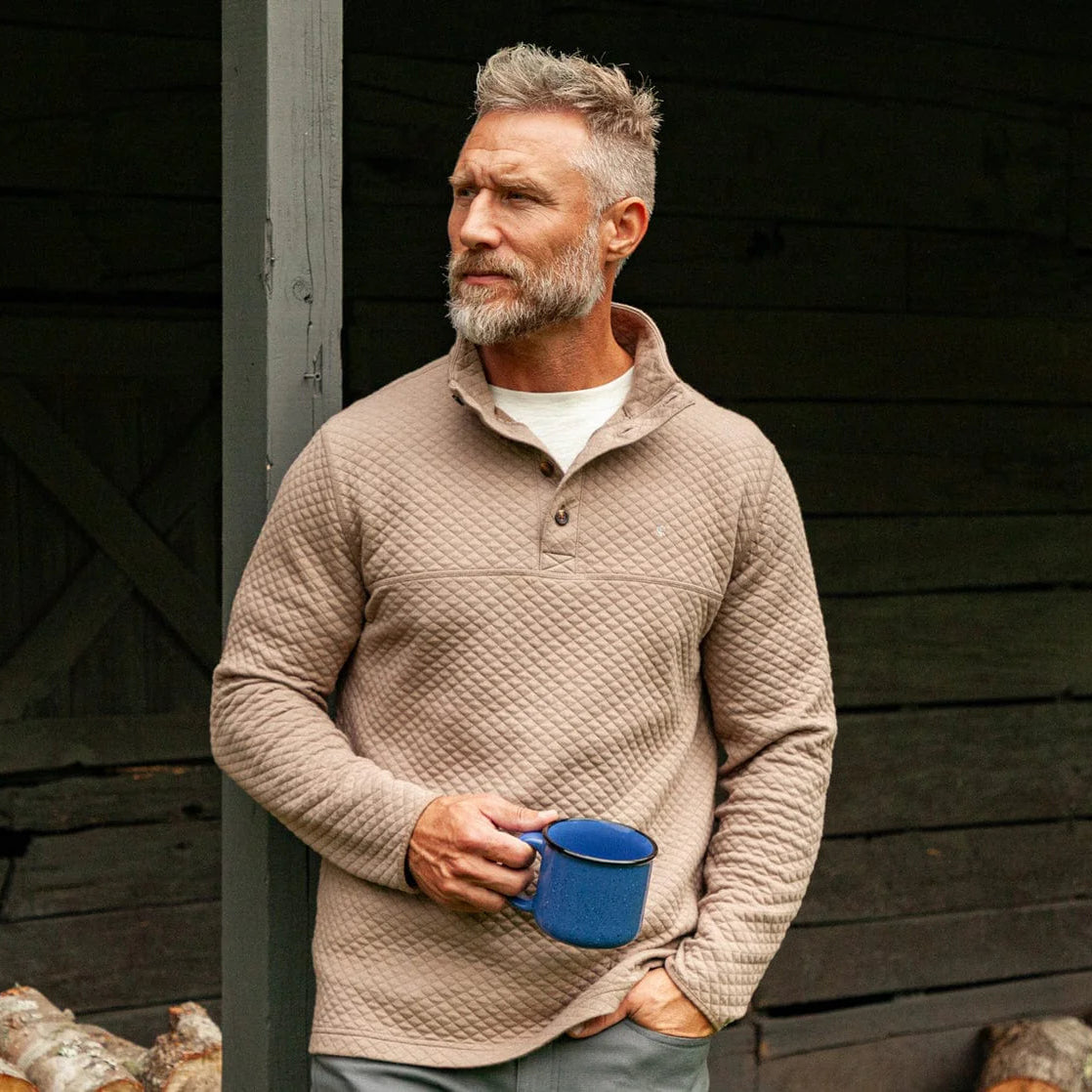 Criquet Quilted Pullover