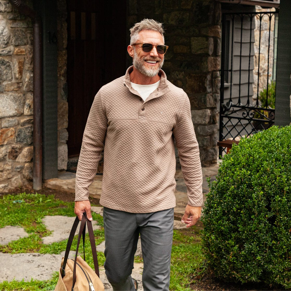 Criquet Quilted Pullover
