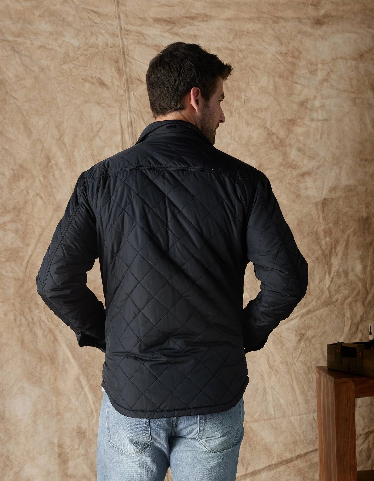 The Normal Brand Quilted Sherpa Lined Jacket