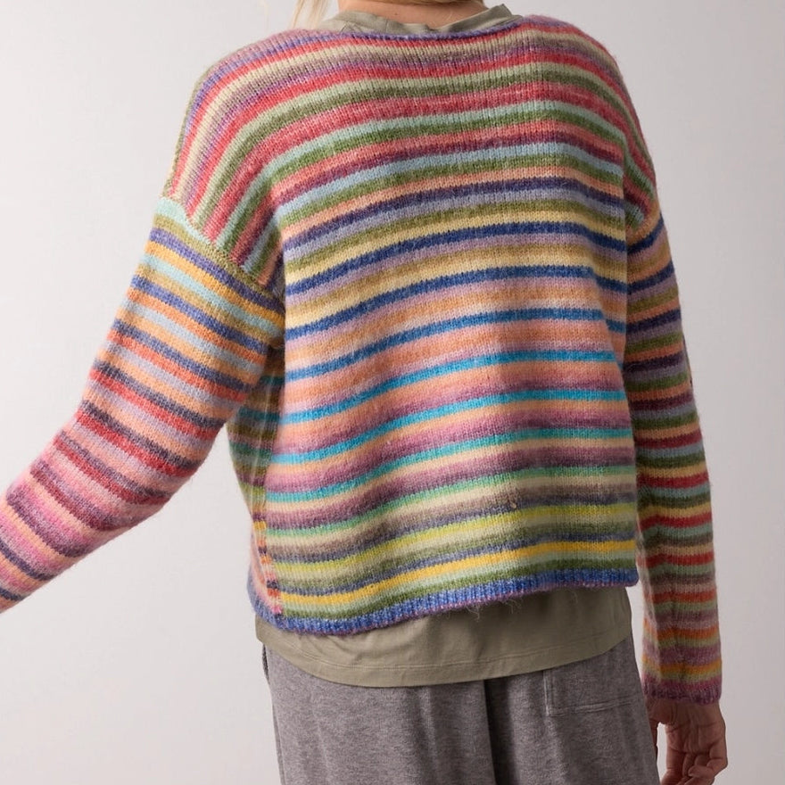 Rainbow Knit Sweater