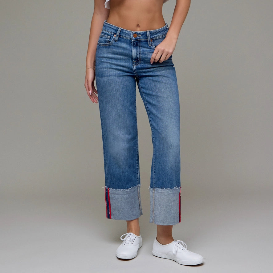 Hidden Ella High Rise Cuffed Jean