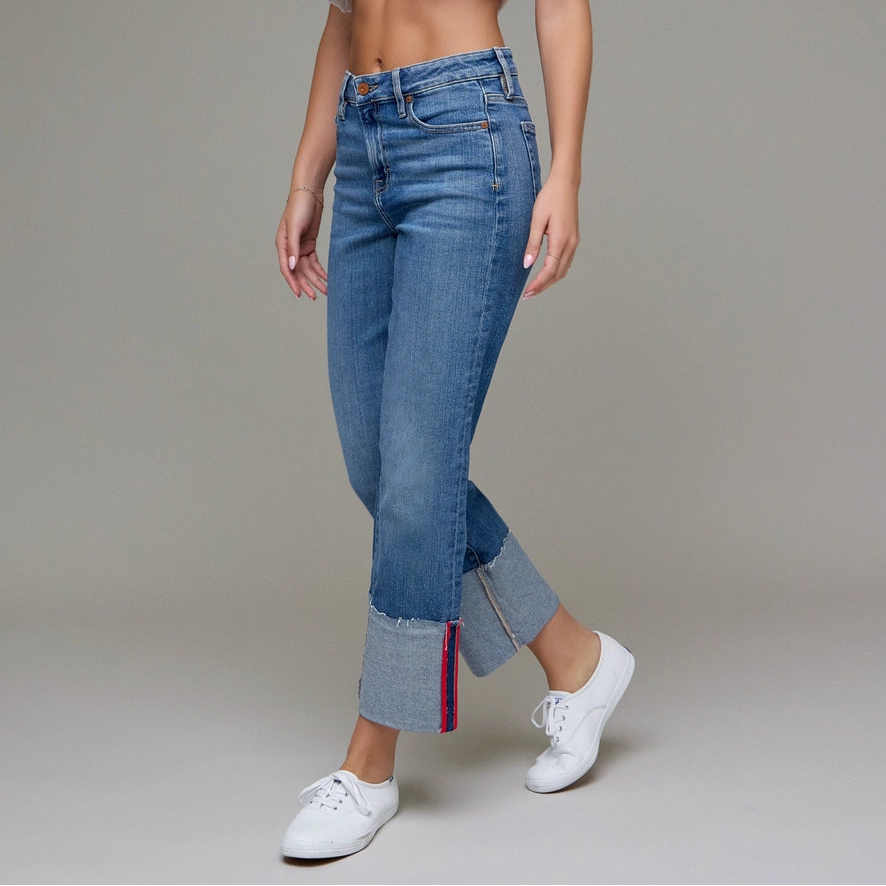 Hidden Ella High Rise Cuffed Jean