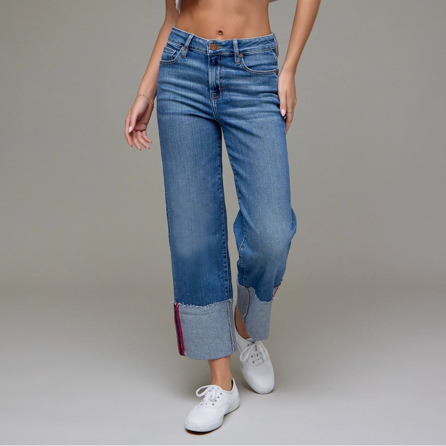 Hidden Ella High Rise Cuffed Jean