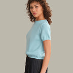 Rolled Edge Sweater Top