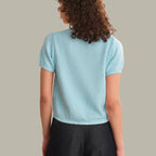 Rolled Edge Sweater Top