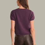 Rolled Edge Sweater Top