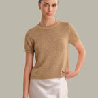 Rolled Edge Sweater Tee
