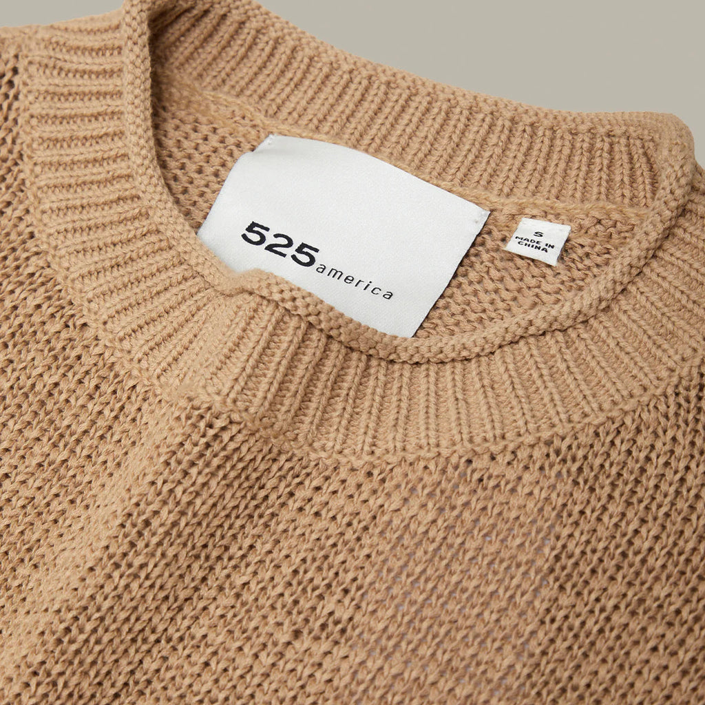 Rolled Edge Sweater Tee