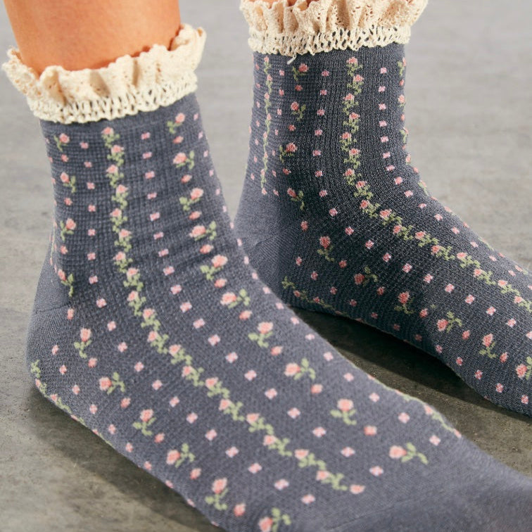 Free People Rosebud Waffle Knit Ankle Socks Main image