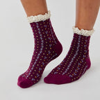 Free People Rosebud Waffle Knit Ankle Socks
