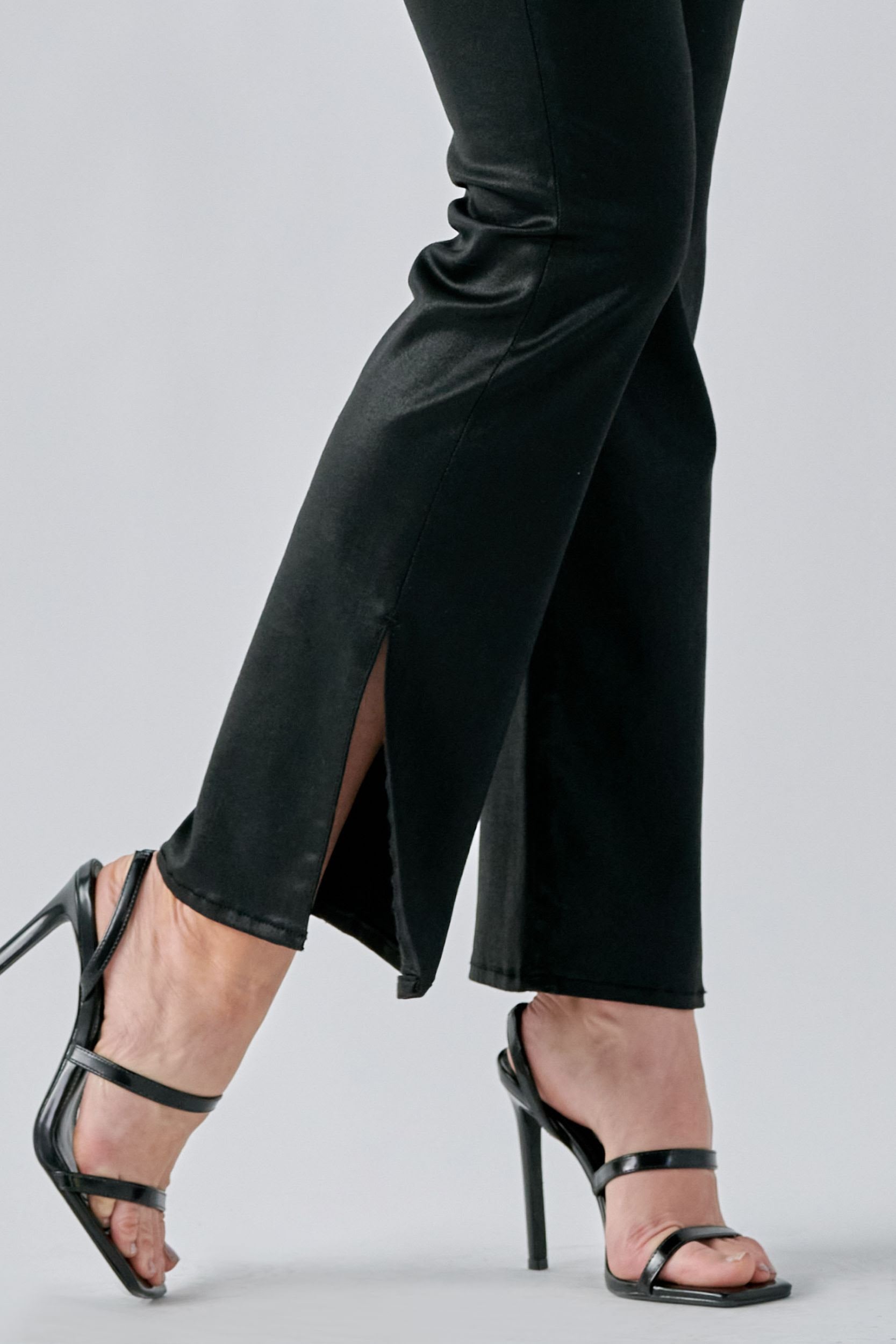 Hidden Ryan Waxed Bootcut with Slit