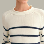 Saddle Shoulder Stripe Crew