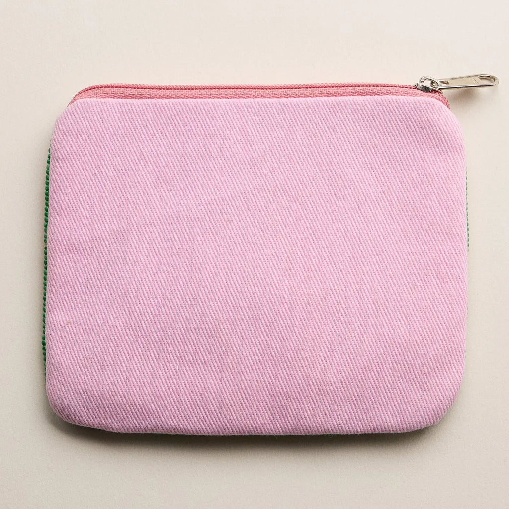 Beaded Sardine Tin Zip Pouch