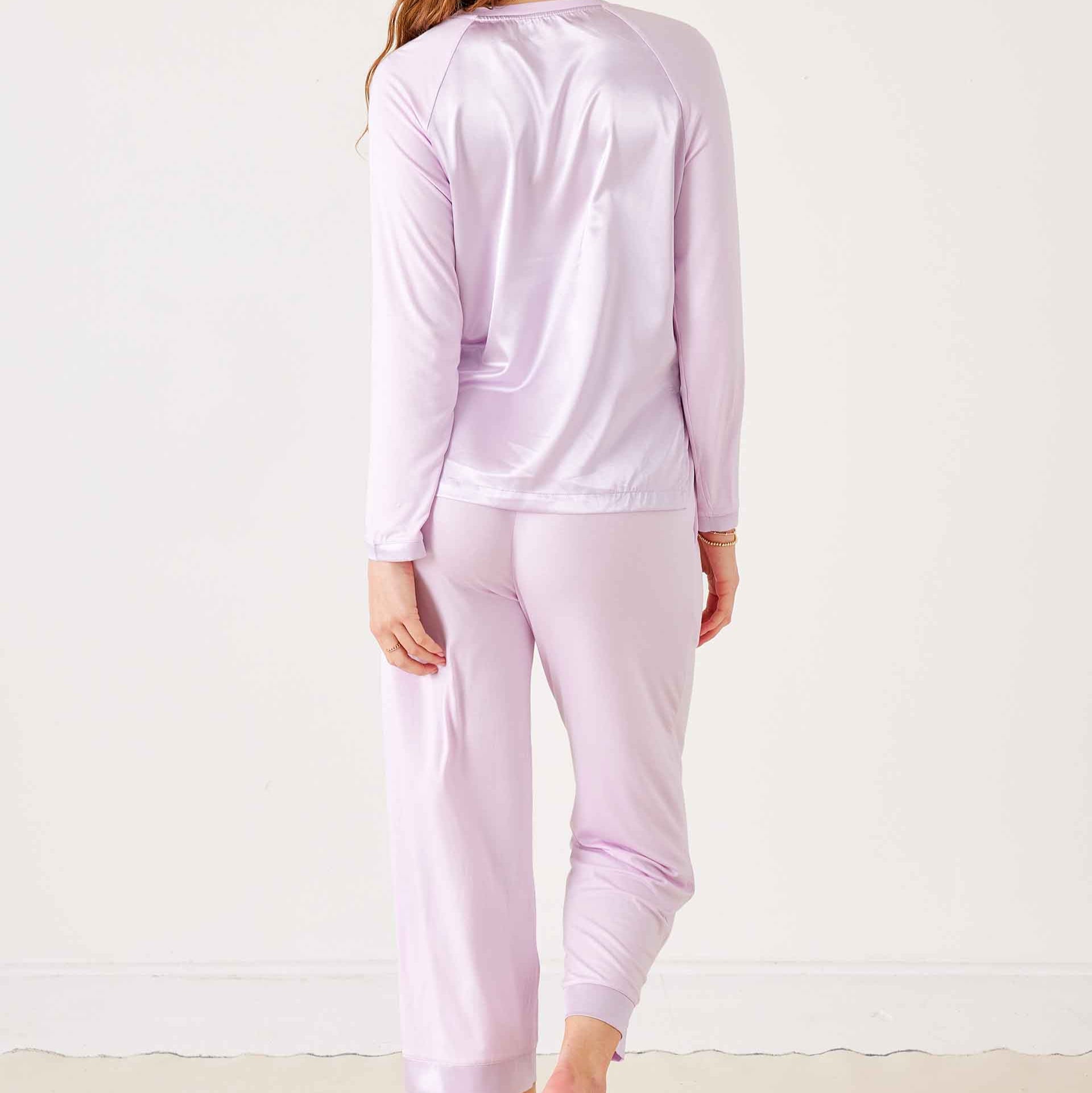 Satin Sailor Modal Pajama Set