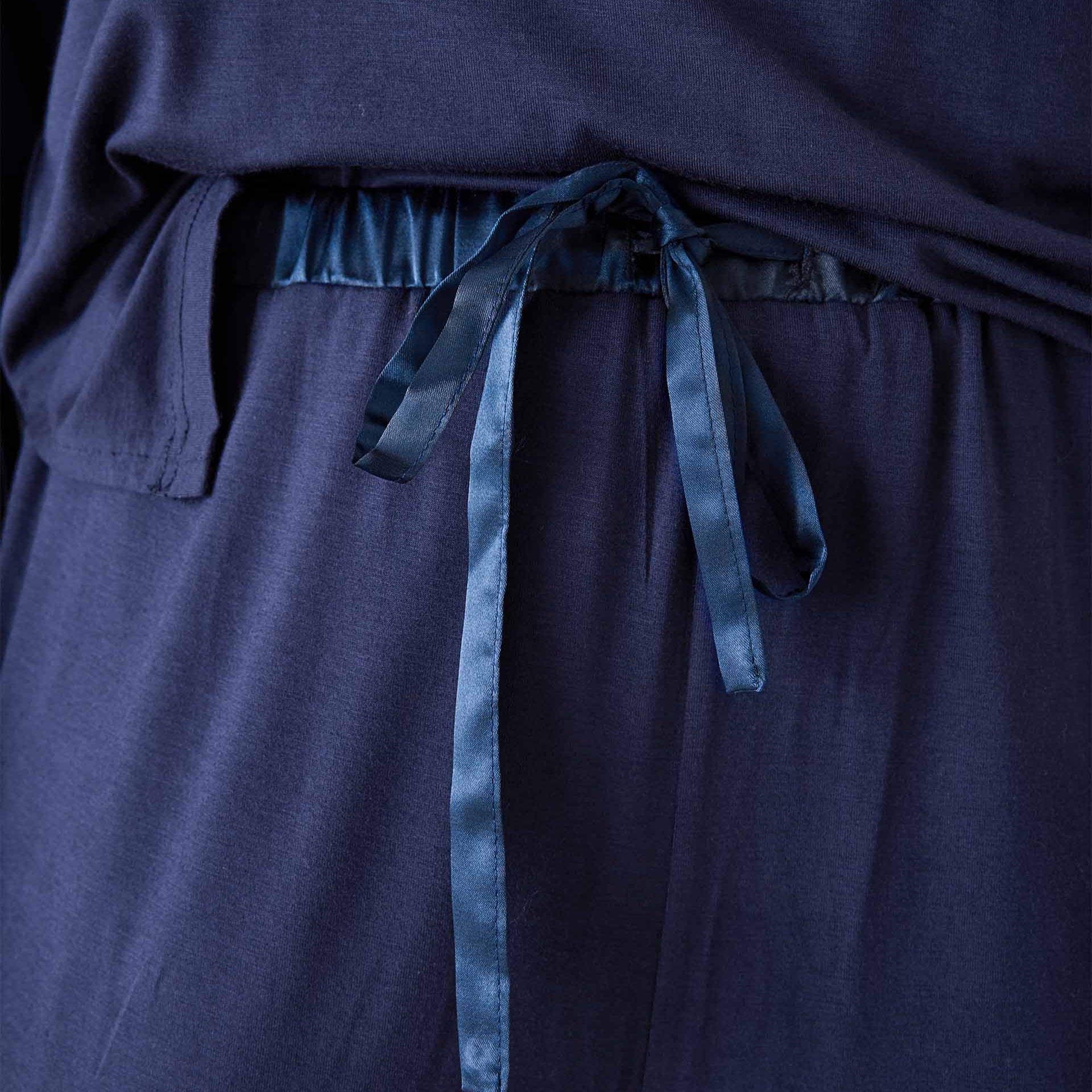 Satin Sailor Modal Pajama Set