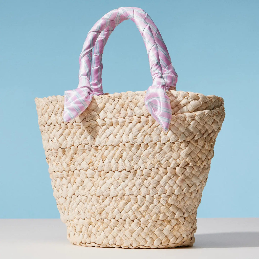 Raffia Scarf Tote