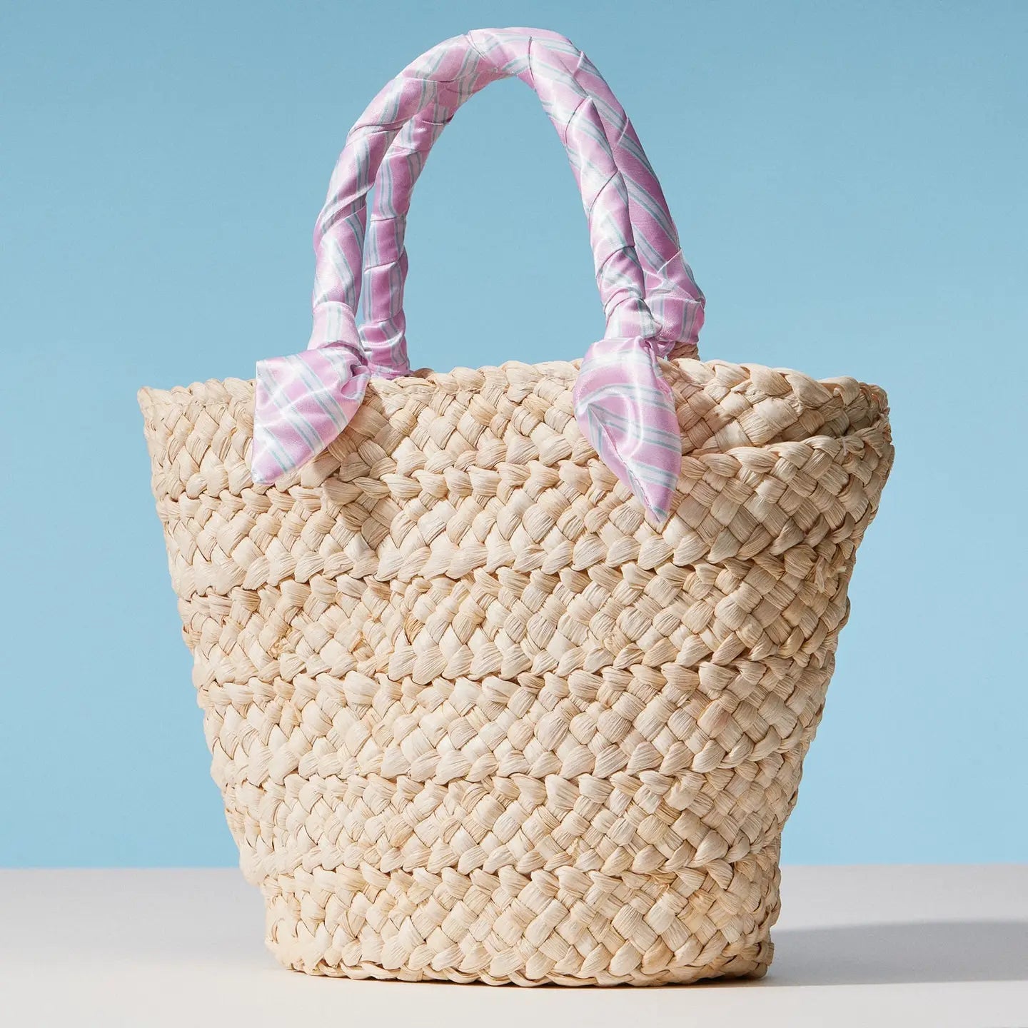 Raffia Scarf Tote