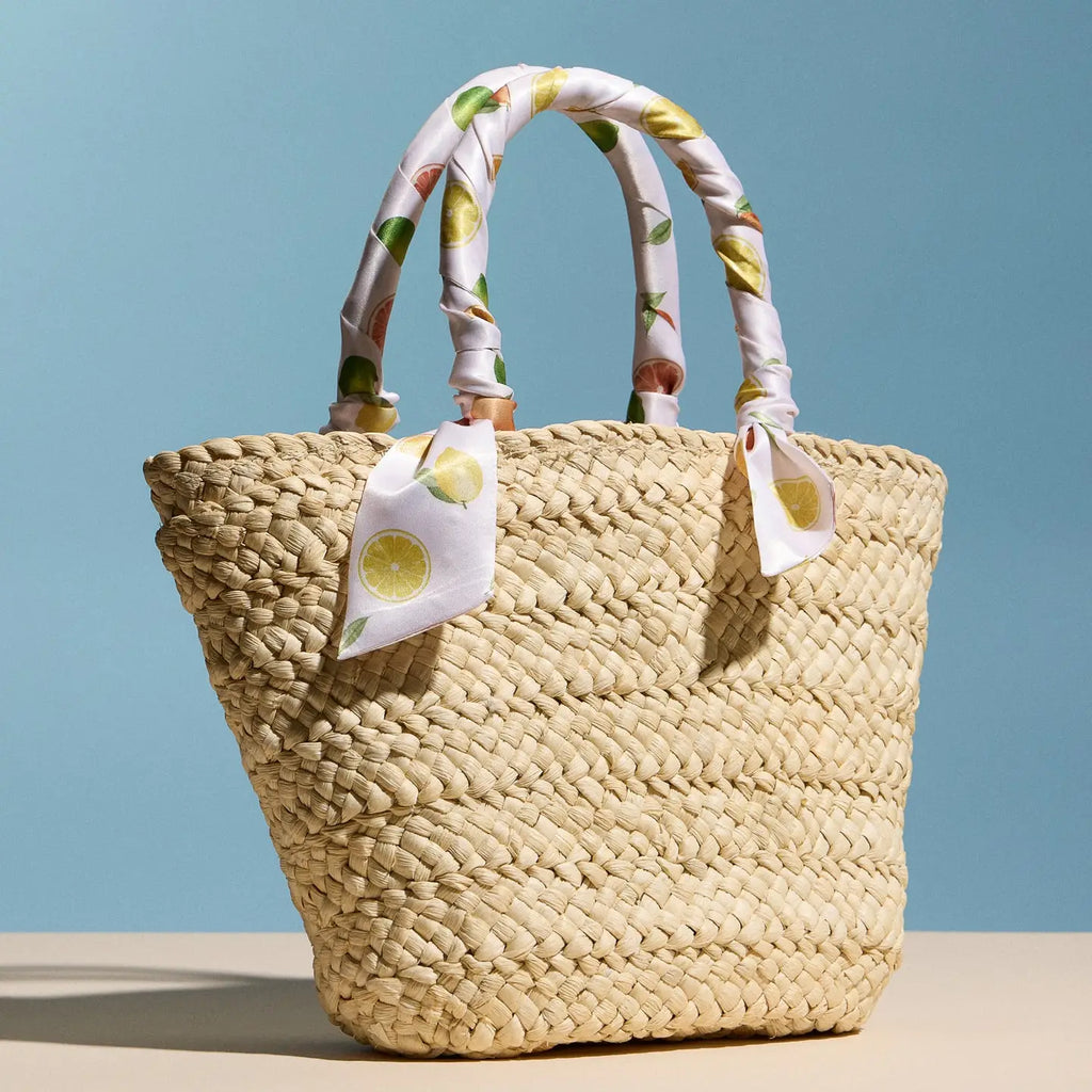 Raffia Scarf Tote