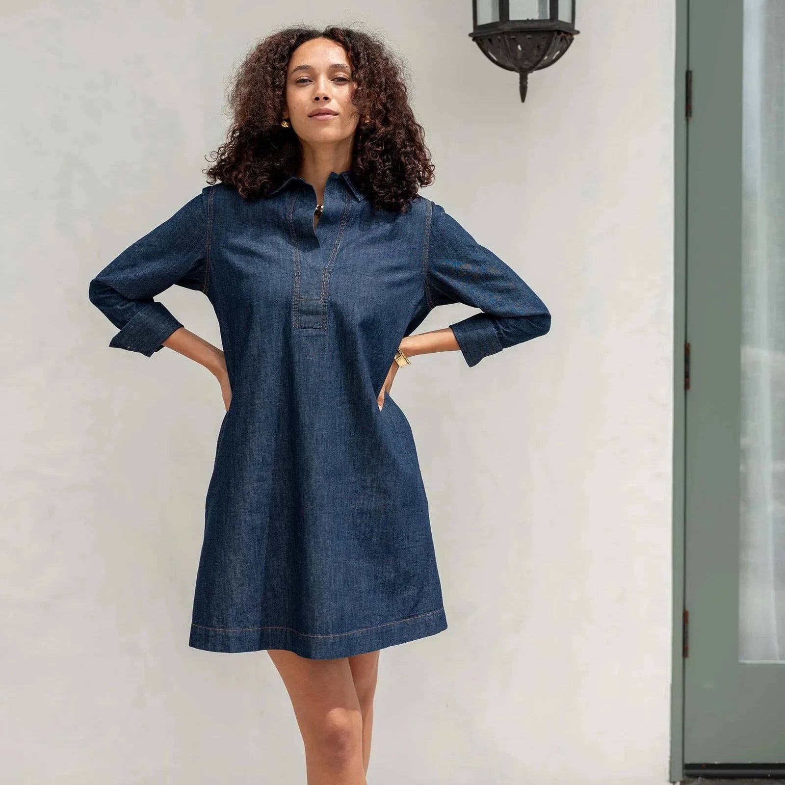 Mersea Scottie Chambray Dress