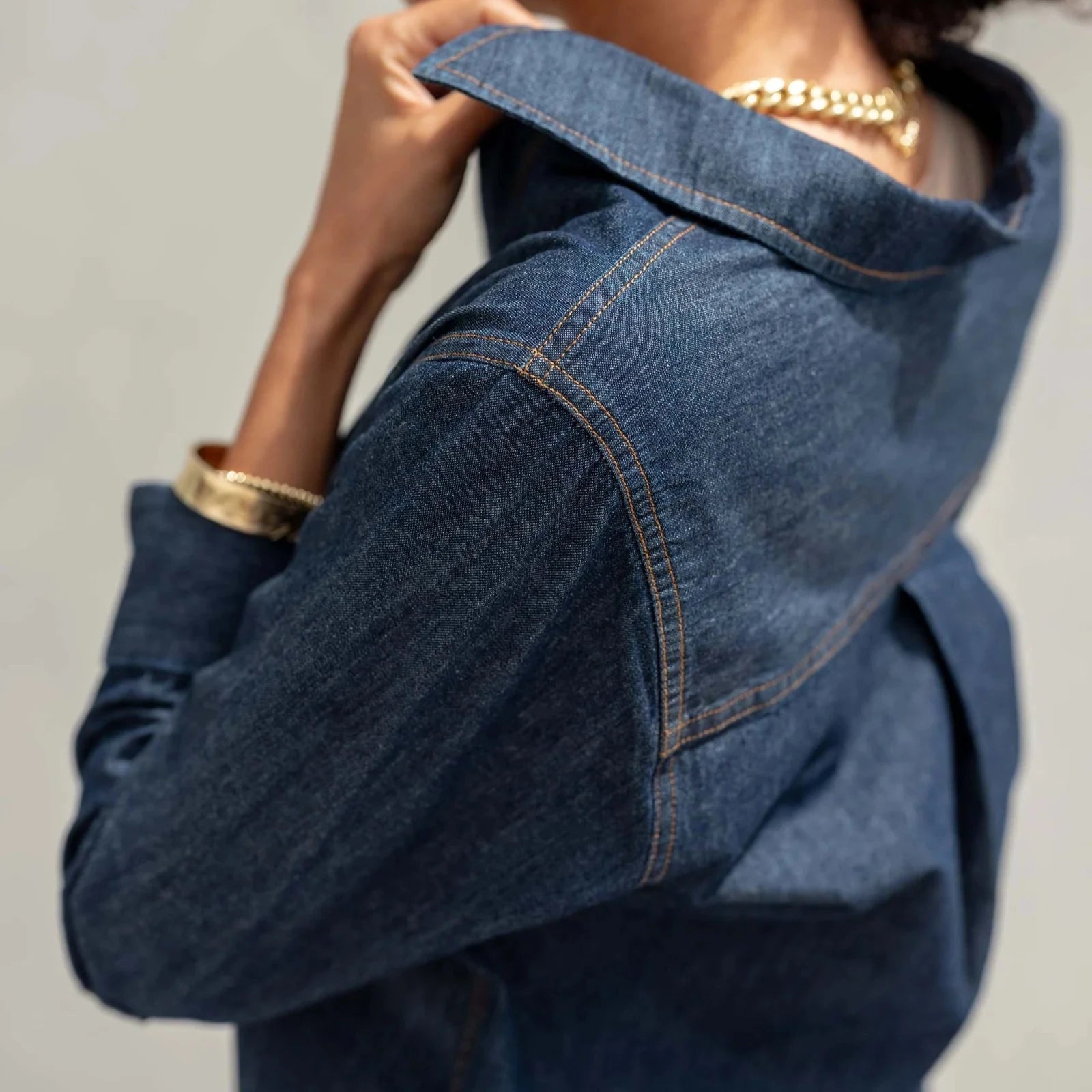 Mersea Scottie Chambray Dress