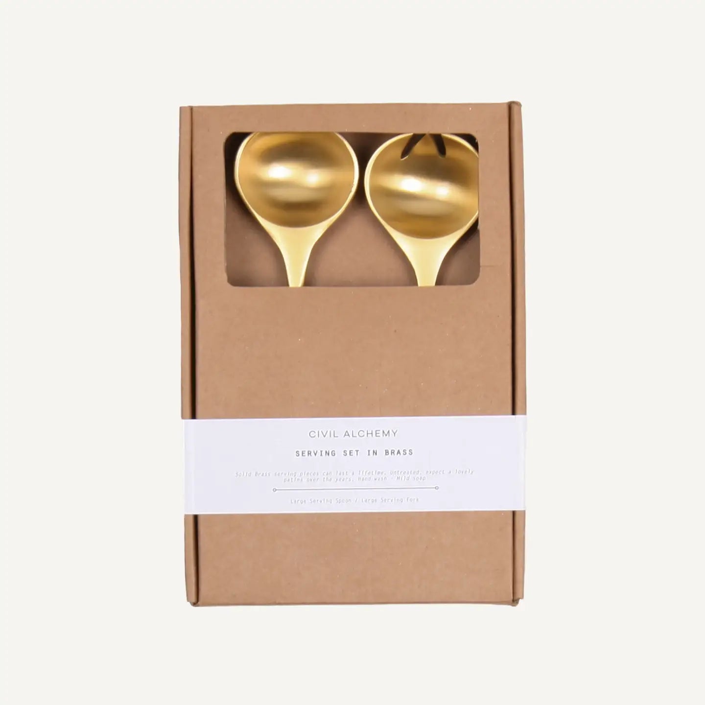 Brass Serving Set